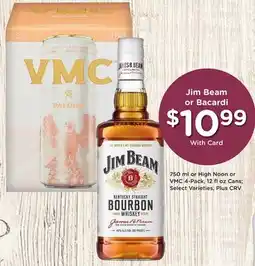 Ralphs Jim Beam or Bacardi offer