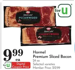 Pavilions Hormel Premium Sliced Bacon offer