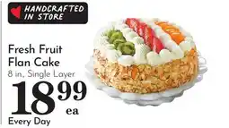 Pavilions Fresh Fruit Flan Cake offer