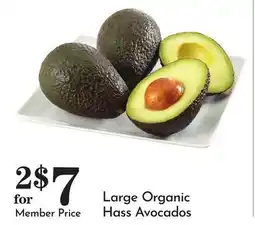 Pavilions Large Organic Hass Avocados offer