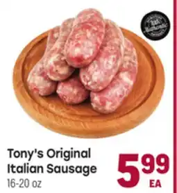 Tony’s Fresh Market Tony's Original Italian Sausage offer