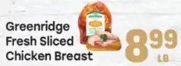 Tony’s Fresh Market Greenridge Fresh Sliced Chicken Breast offer