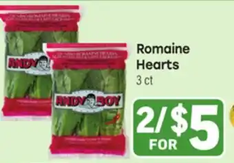 Tony’s Fresh Market Romaine Hearts offer