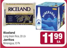 Tony’s Fresh Market Riceland Long Grain Rice, 20Lb Jarritos Mineragua, 12Pk offer