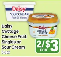 Tony’s Fresh Market Daisy Cottage Cheese Fruit Singles or Sour Cream offer