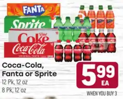 Tony’s Fresh Market Coca-Cola, Fanta or Sprite offer