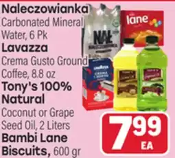 Tony’s Fresh Market Naleczowianka or Lavazza or Tony's 100% Natural or Bambi Lane Biscuits offer