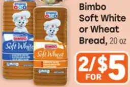Tony’s Fresh Market Bimbo Soft White or Wheat Bread offer