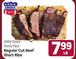 Tony’s Fresh Market USDA Choice Family Pack Regular Cut Beef Short Ribs offer