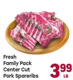 Tony’s Fresh Market Fresh Family Pack Center Cut Pork Spareribs offer