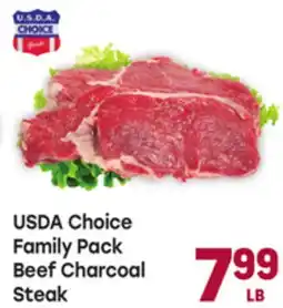 Tony’s Fresh Market USDA Choice Family Pack Beef Charcoal Steak offer