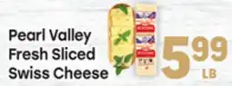 Tony’s Fresh Market Pearl Valley Fresh Sliced Swiss Cheese offer
