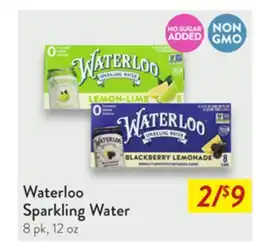 Fresh Thyme Waterloo Sparkling Water offer