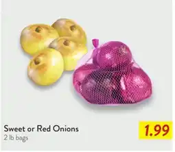 Fresh Thyme Sweet or Red Onions offer
