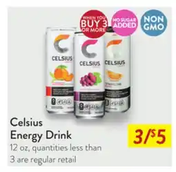 Fresh Thyme Celsius Energy Drink offer