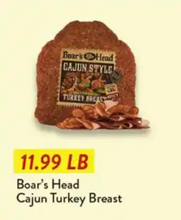 Fresh Thyme Boar's Head Cajun Turkey Breast offer