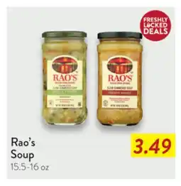 Fresh Thyme Rao's Soup offer