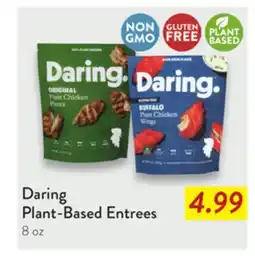 Fresh Thyme Daring Plant-Based Entrees offer