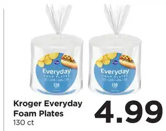 Food 4 Less Kroger Everyday Foam Plates offer