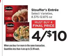 Food 4 Less Stouffer's Entrée offer