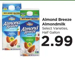 Food 4 Less Almond Breeze Almondmilk offer