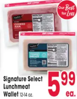 Jewel-Osco Signature Select Lunchmeat Wallet offer