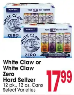 Jewel-Osco White Claw or White Claw Zero Hard Seltzer offer