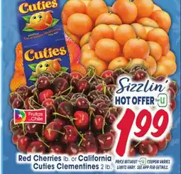 Jewel-Osco Red Cherries lb. or California 2 lb offer