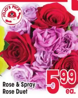 Jewel-Osco Rose & Spray Rose Duet offer