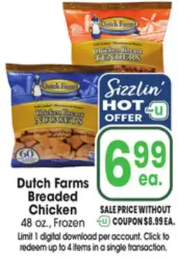 Jewel-Osco Dutch Farms Breaded Chicken offer