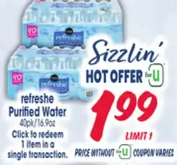 Jewel-Osco refreshe Purified Water offer