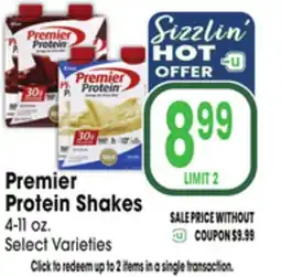 Jewel-Osco Premier Protein Shakes offer