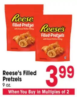 Jewel-Osco Reese's Filled Pretzels offer