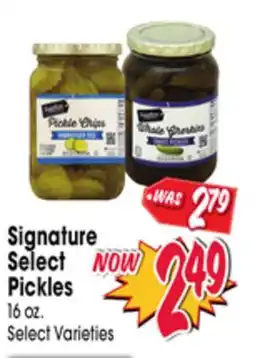 Jewel-Osco Signature Select Pickles offer