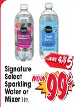 Jewel-Osco Signature Select Sparkling Water or Mixer offer
