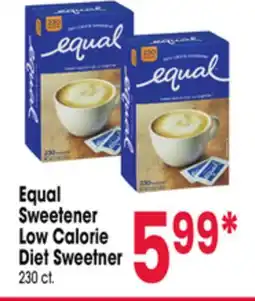 Jewel-Osco Equal Sweetener Low Calorie Diet Sweetner offer