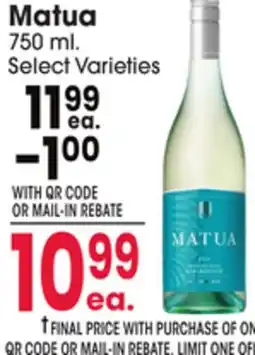 Jewel-Osco Matua offer