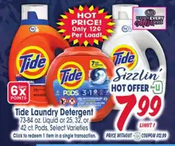 Jewel-Osco Tide Laundry Detergent offer