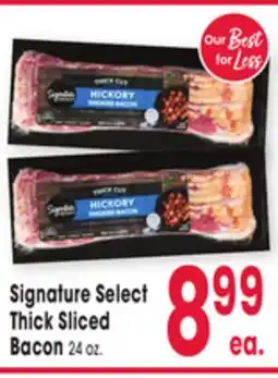 Jewel-Osco Signature Select Thick Sliced Bacon offer