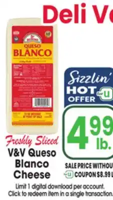 Jewel-Osco V&V Queso Blanco Cheese offer