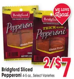 Jewel-Osco Bridgford Sliced Pepperoni offer