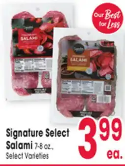 Jewel-Osco Signature Select Salami offer
