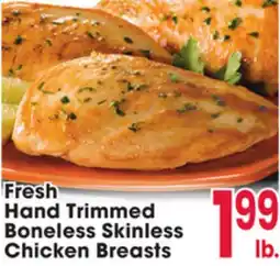 Jewel-Osco Fresh Hand Trimmed Boneless Skinless Chicken Breasts offer