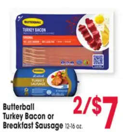 Jewel-Osco Butterball Turkey Bacon or Breakfast Sausage offer