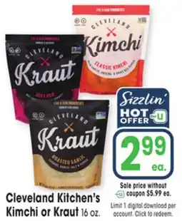Jewel-Osco Cleveland Kitchen's Kimchi or Kraut offer