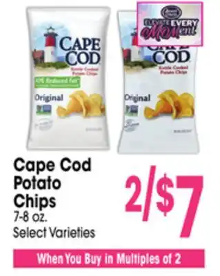Jewel-Osco Cape Cod Potato Chips offer