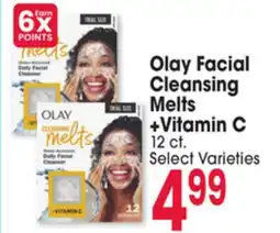 Jewel-Osco Olay Facial Cleansing Melts + Vitamin C offer