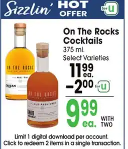 Jewel-Osco On The Rocks Cocktails offer