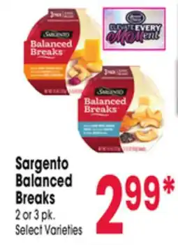 Jewel-Osco Sargento Balanced Breaks offer