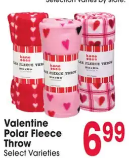 Jewel-Osco Valentine Polar Fleece Throw offer